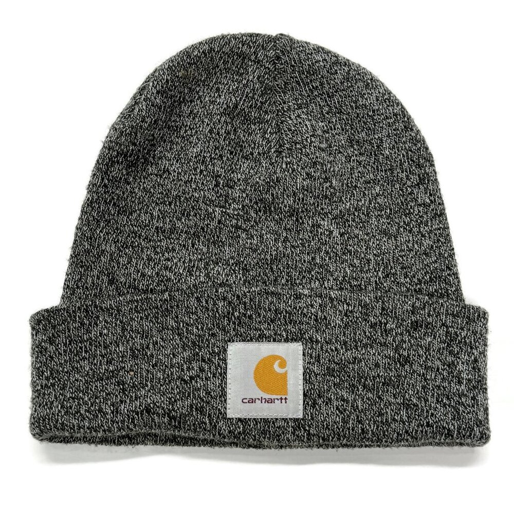 Carhartt Knit Cuffed‎ Beanie A18-019 Gray Acrylic Winter Hat